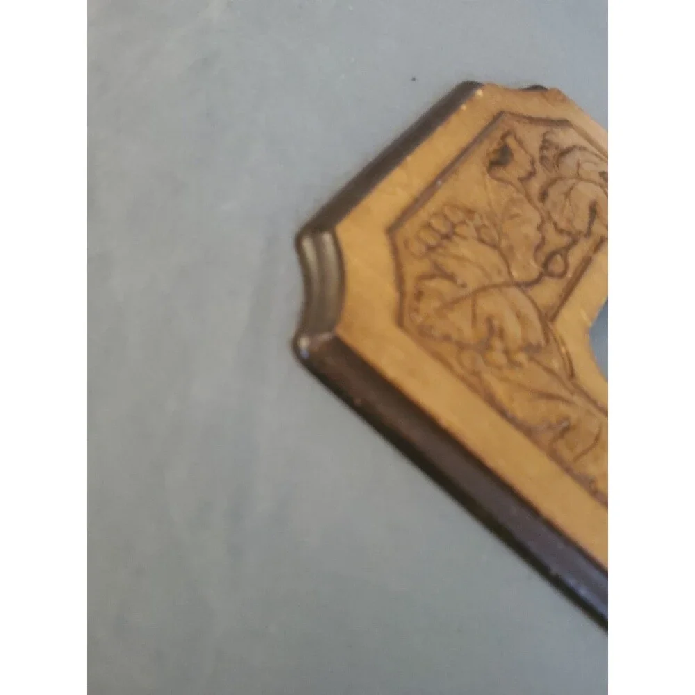 Vintage MCM Wooden Grape Vines Theme Outlet Wall Plate Cover